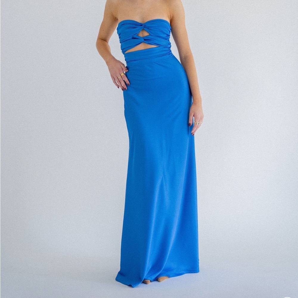 HNTR the Label Inka Gown: Azul